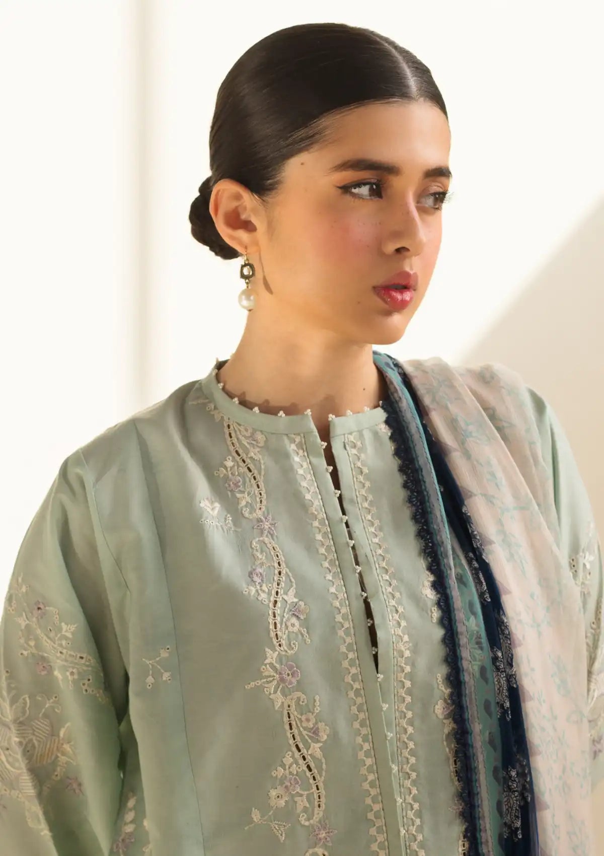 Coco By Zara Shahjahan Lawn'24 Vol-02 D-08A-MIRA - Mohsin Saeed Fabrics