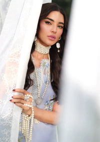 Maryam Hussain Luxury Lawn'26 D-05 Frost