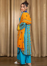 Safwa Bliss Emb Lawn'24 SBL-03 - Mohsin Saeed Fabrics