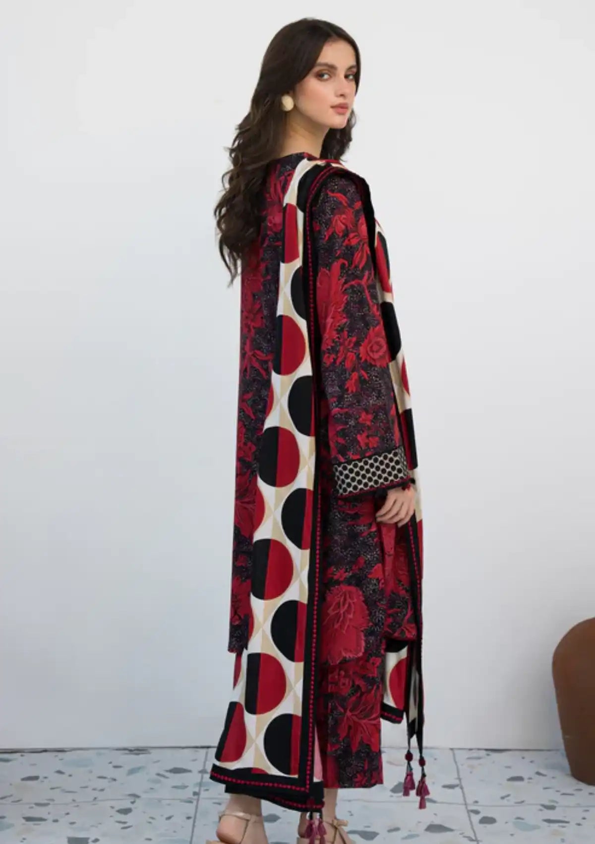 Jazmin Winter Unstitched'23 UWP-0026 - Mohsin Saeed Fabrics