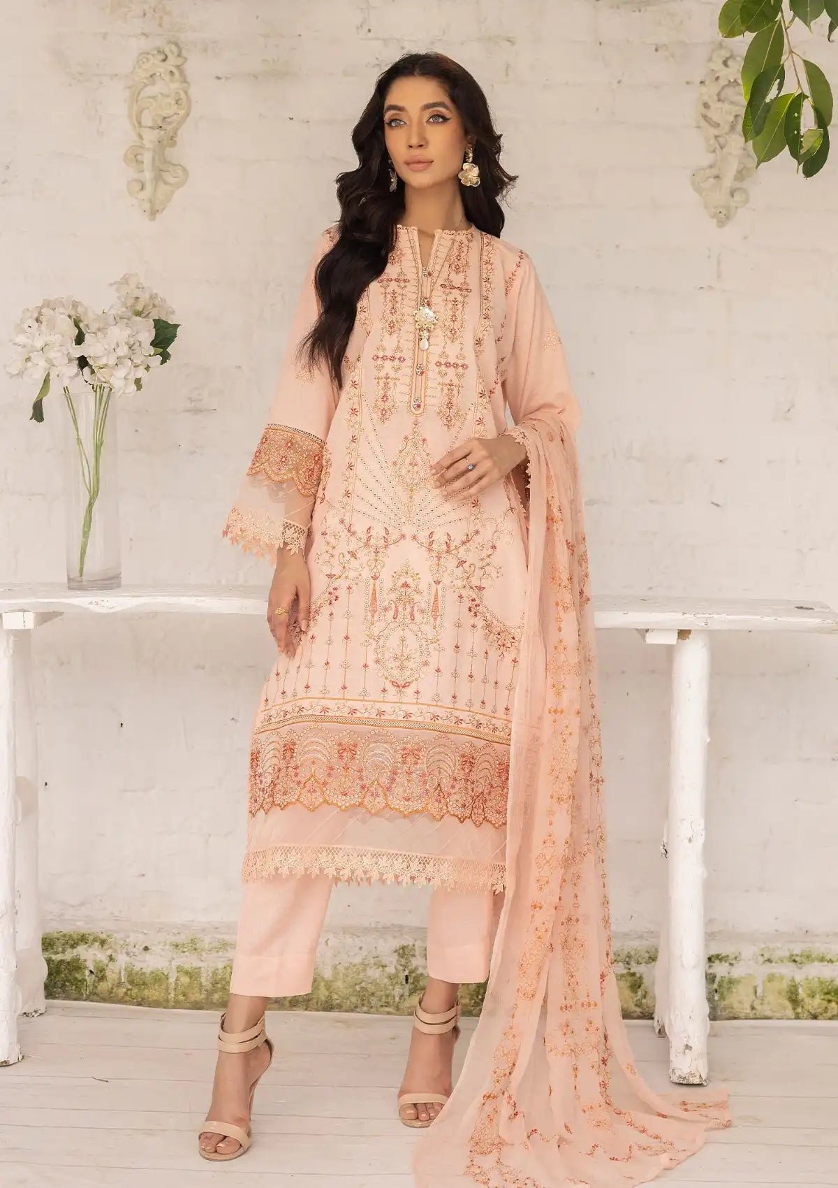 Ayla Zahra Singhar Luxury Emb Karandi'23 SNAZ 5 - Mohsin Saeed Fabrics