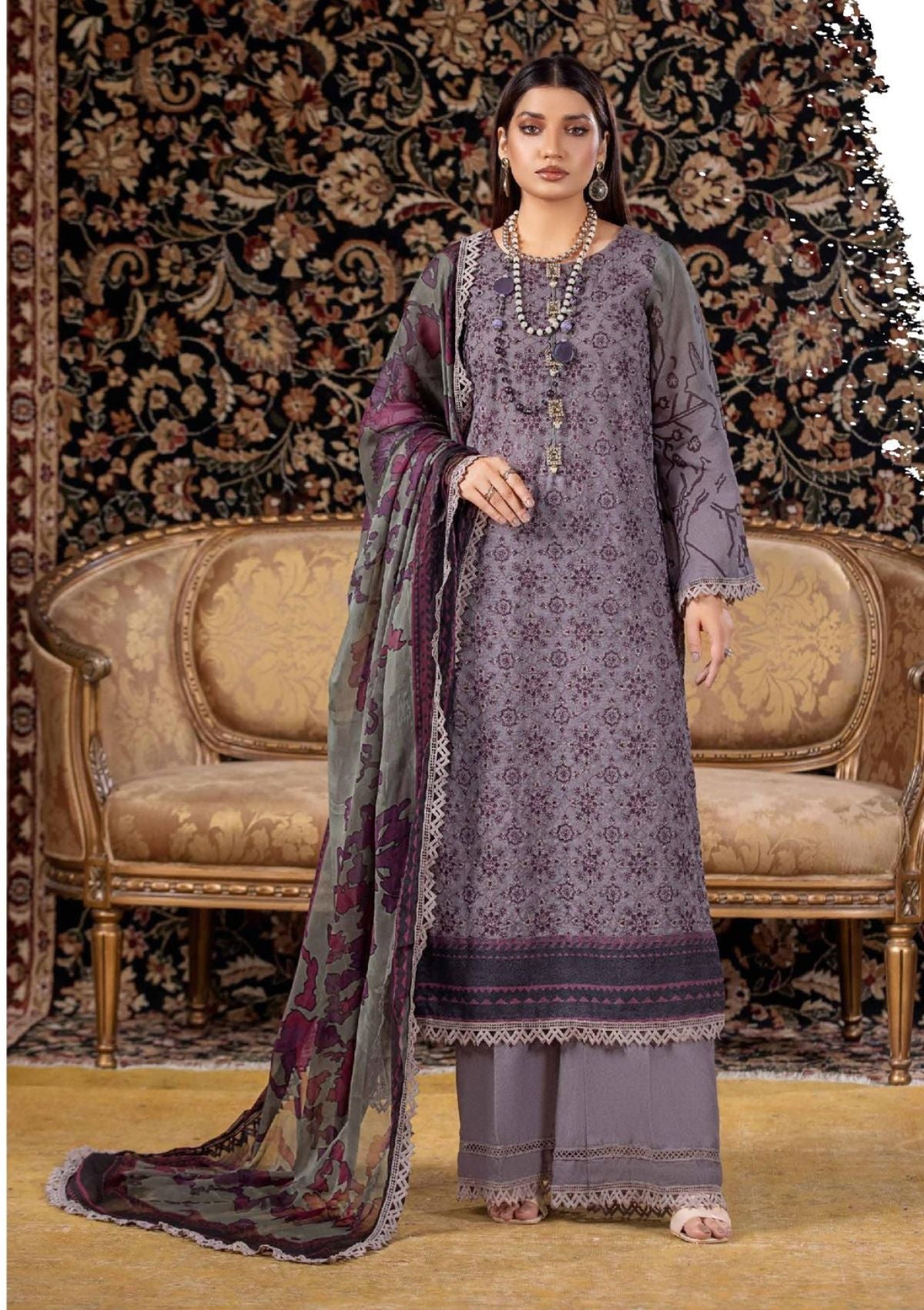 Minal By Wania'23 Vol-01 WP-183 - Mohsin Saeed Fabrics