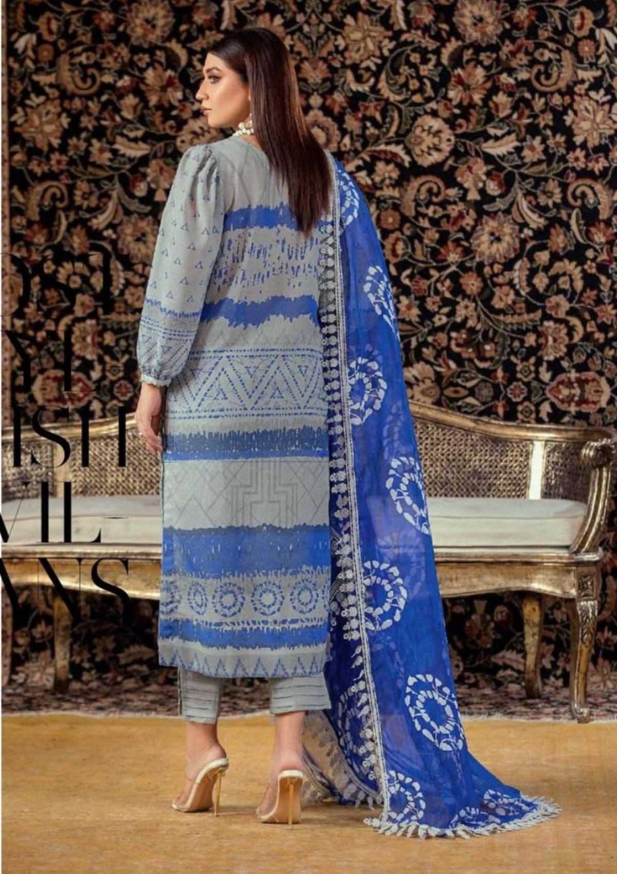 Minal By Wania'23 Vol-01 WP-181 - Mohsin Saeed Fabrics