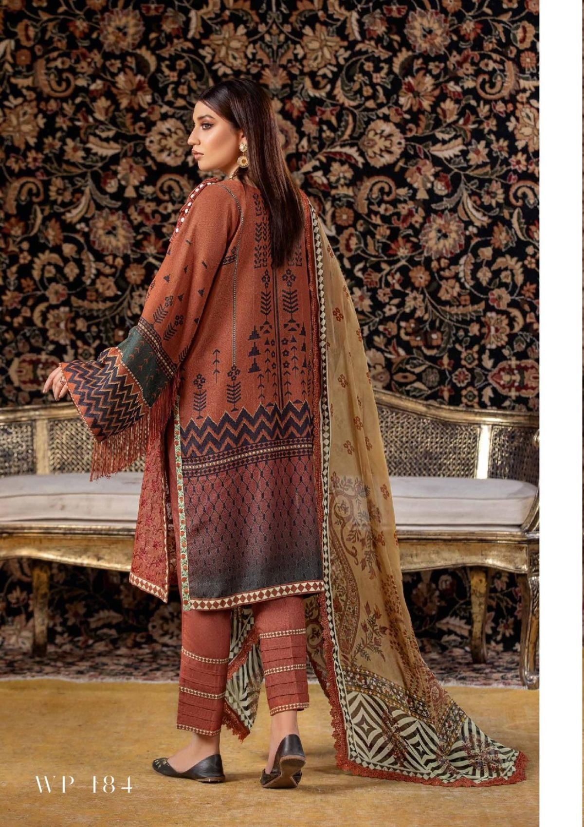 Minal By Wania'23 Vol-01 WP-184 - Mohsin Saeed Fabrics