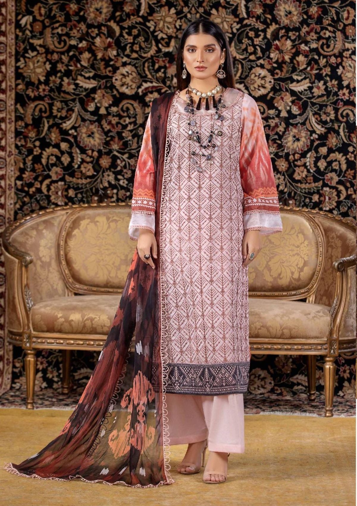 Minal By Wania'23 Vol-01 WP-189 - Mohsin Saeed Fabrics