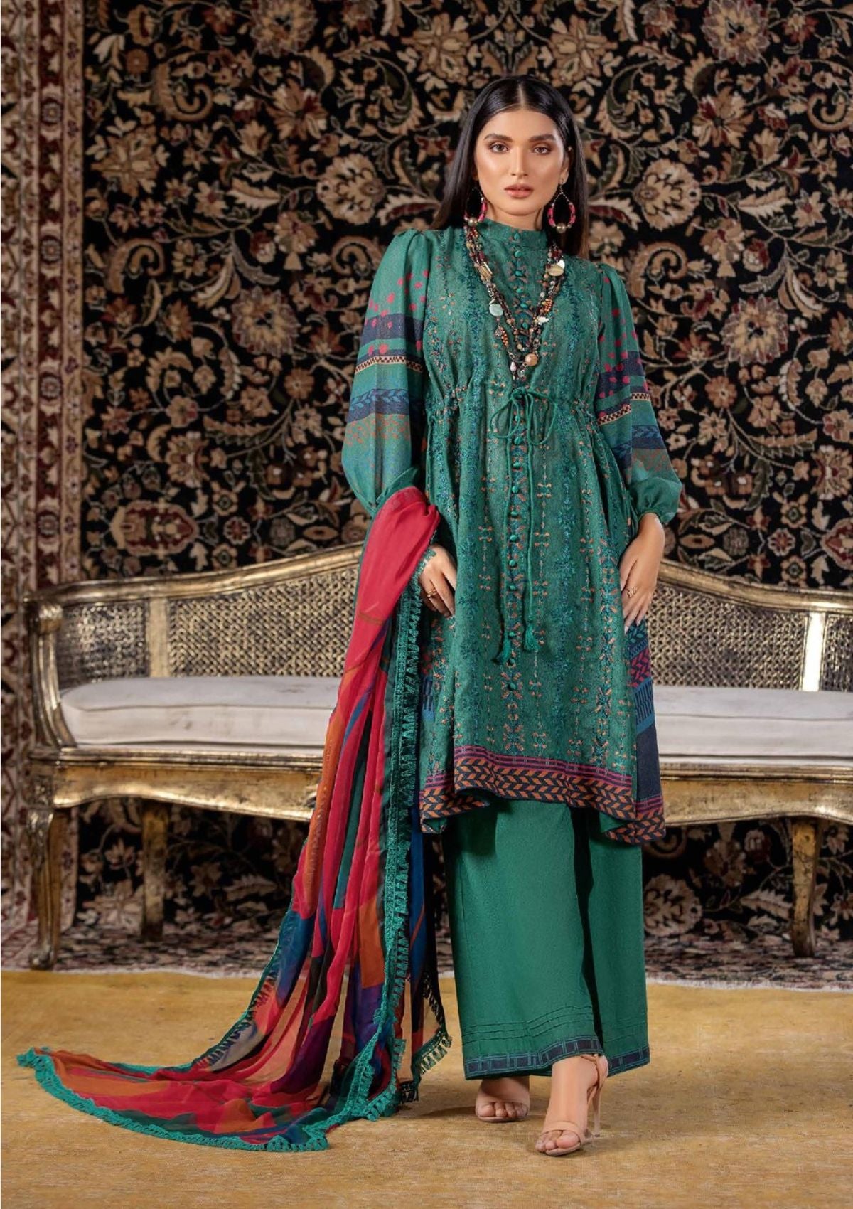 Minal By Wania'23 Vol-01 WP-182 - Mohsin Saeed Fabrics