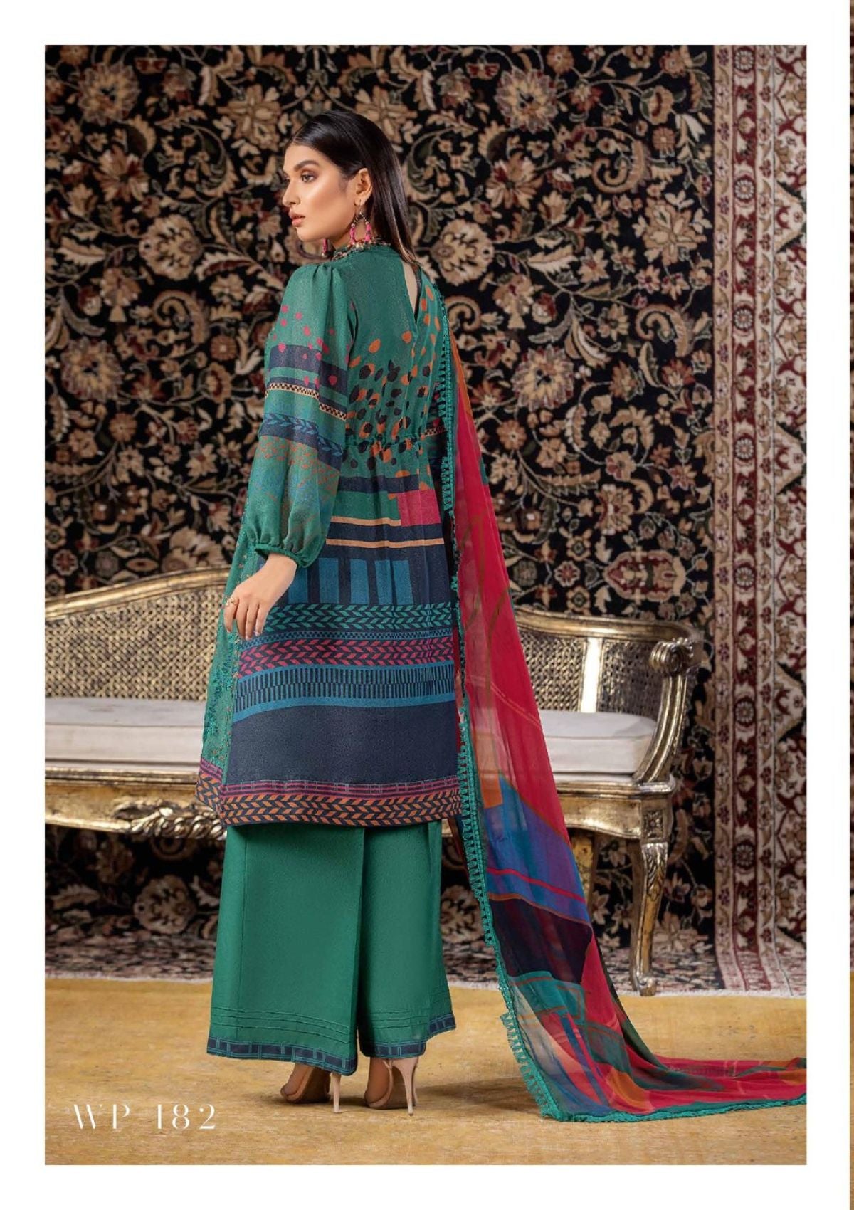 Minal By Wania'23 Vol-01 WP-182 - Mohsin Saeed Fabrics