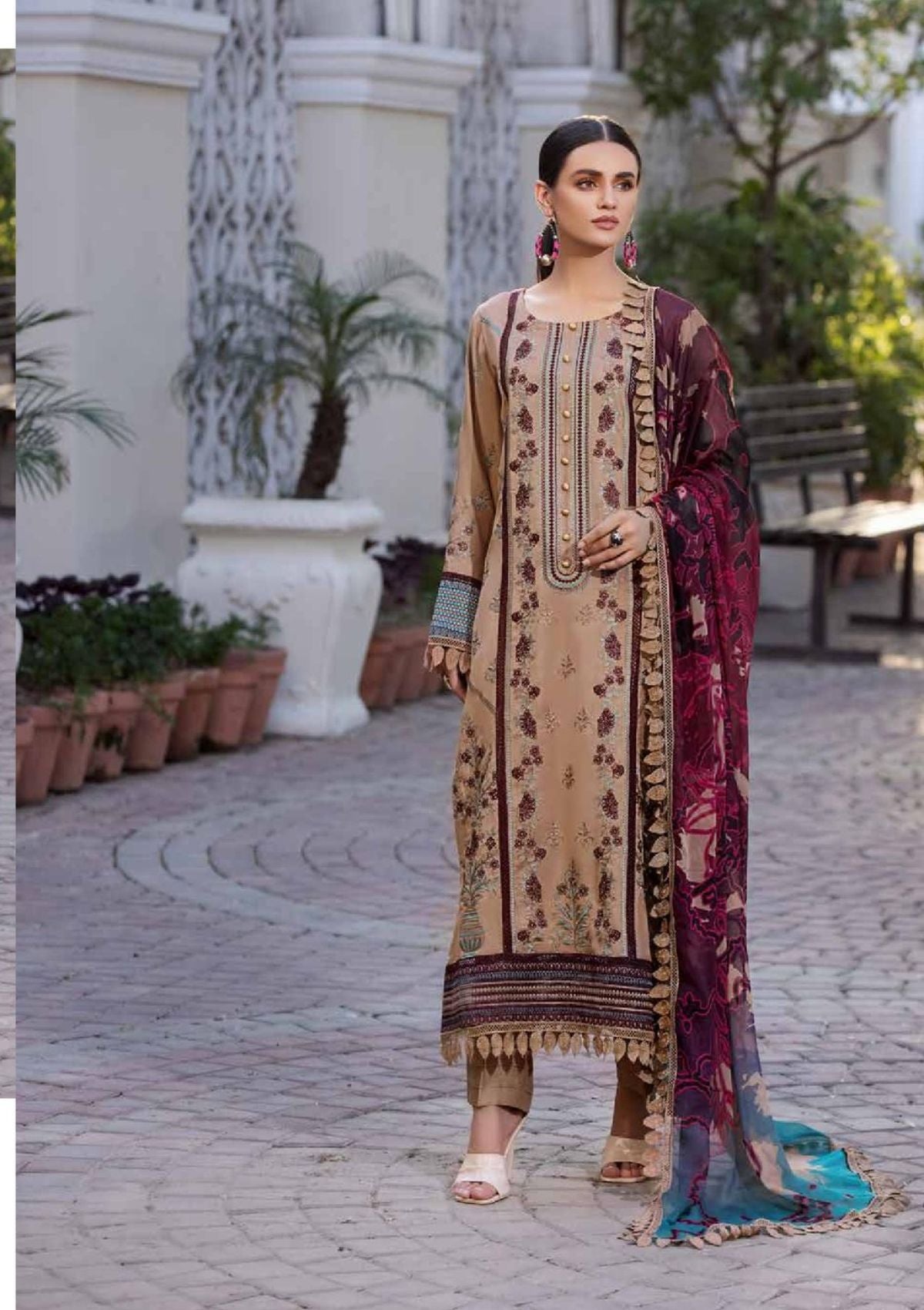 Satrangi By Wania'23 Vol-01 WP-250 - Mohsin Saeed Fabrics