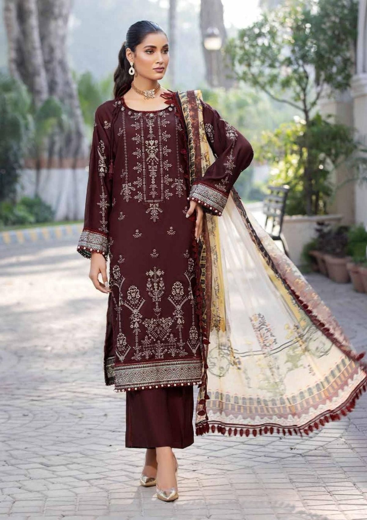 Satrangi By Wania'23 Vol-01 WP-241 - Mohsin Saeed Fabrics