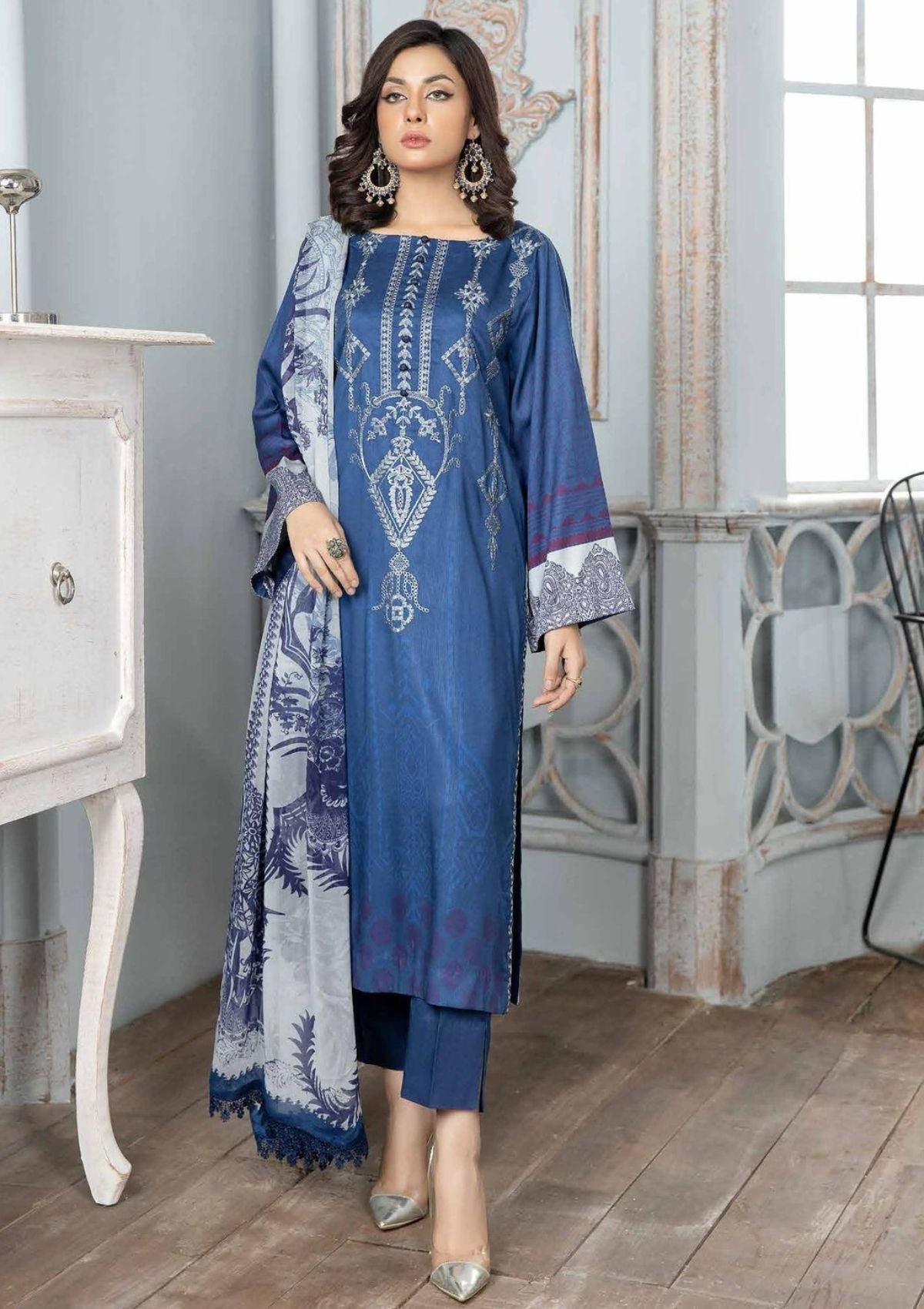 Muskari By Wania'23 Vol-02 WP-263 - Mohsin Saeed Fabrics
