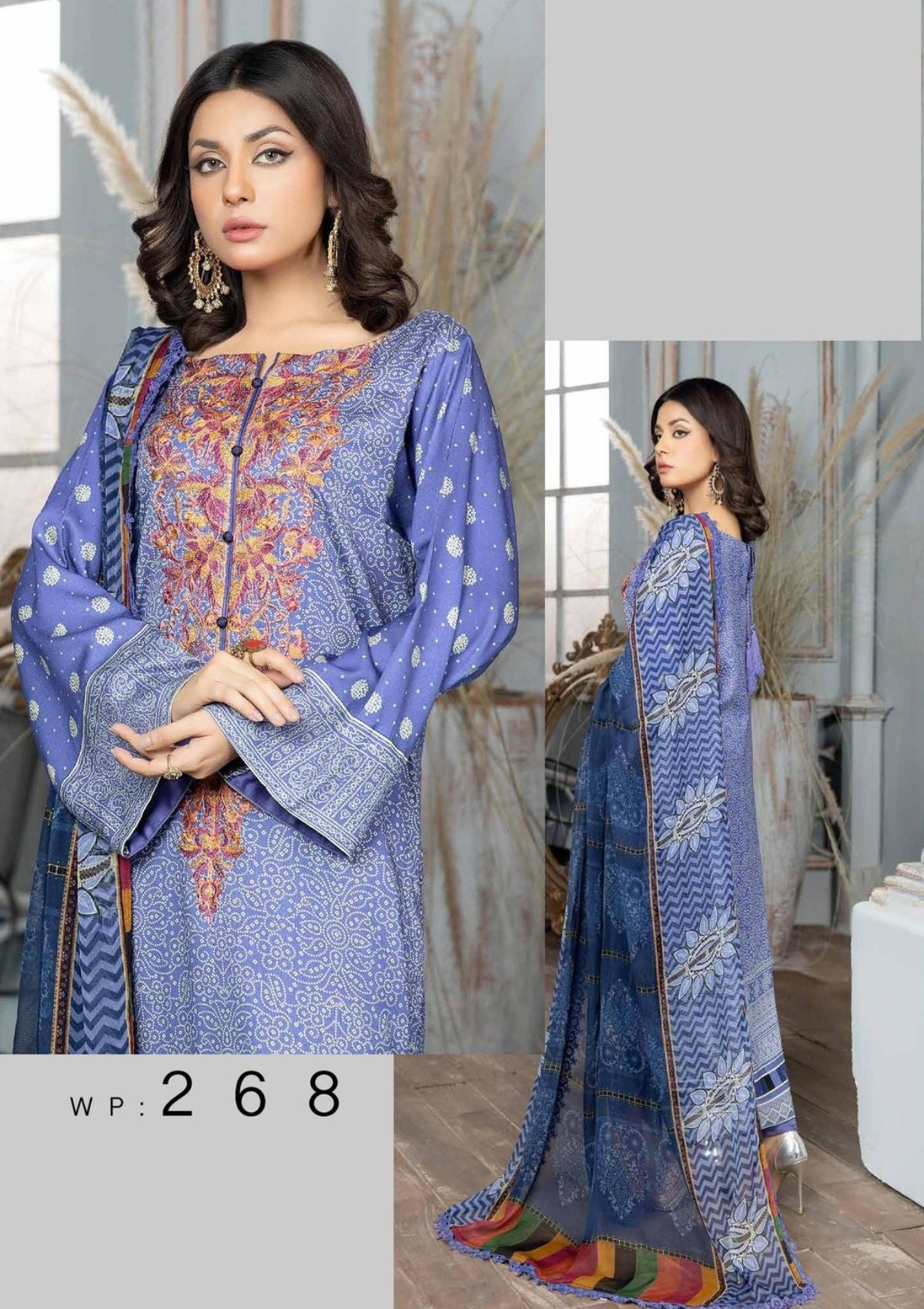 Muskari By Wania'23 Vol-02 WP-268 – Mohsin Saeed Fabrics