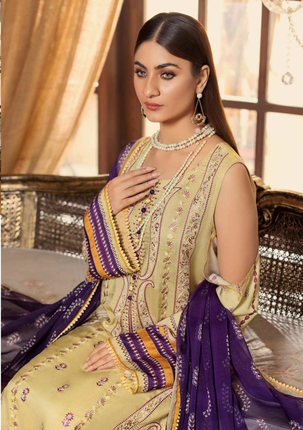 Passion By Wania'23 Vol-01 WP-444 - Mohsin Saeed Fabrics