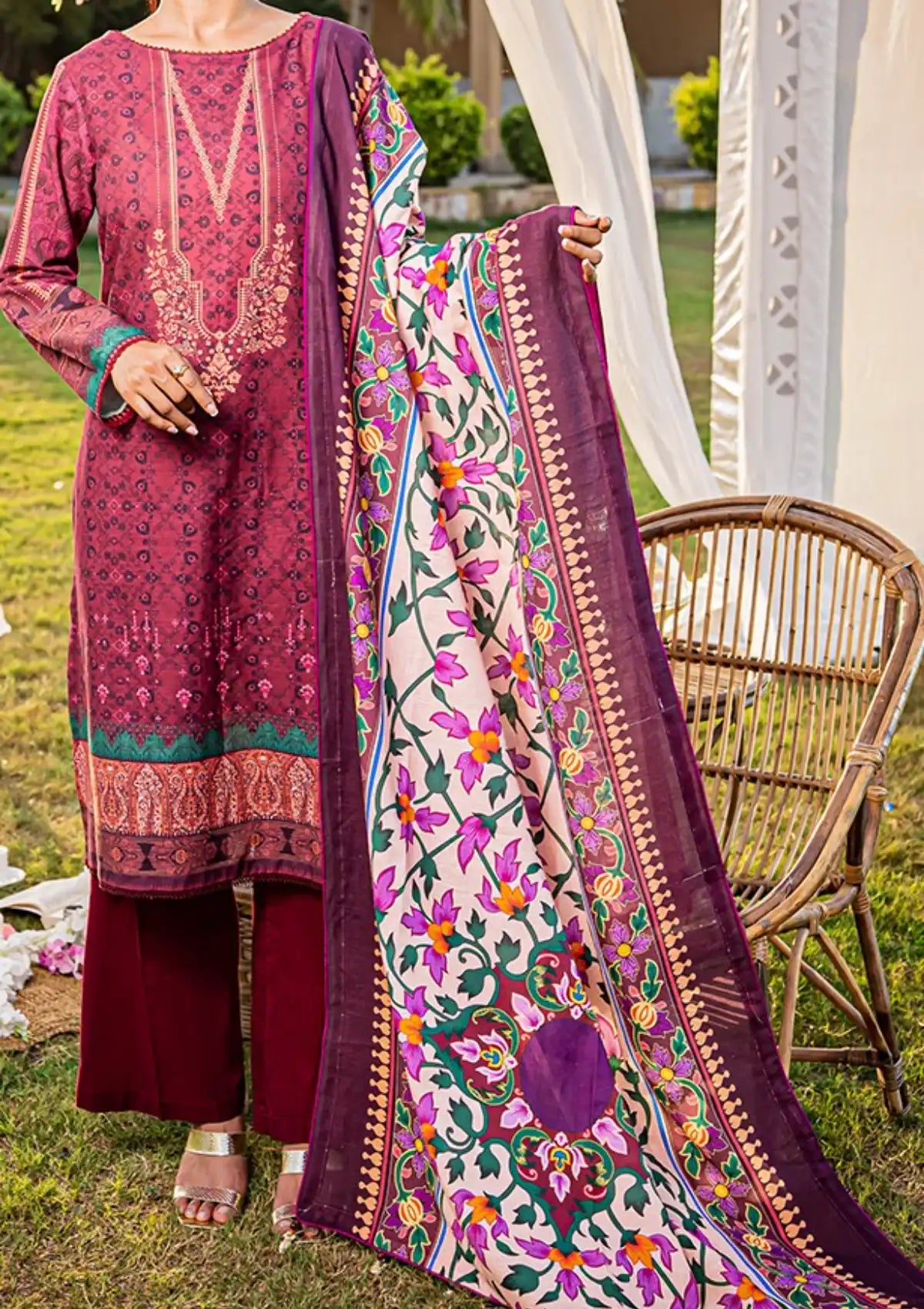 Narmin By Narkins'22 Vol-01 D-116 - Mohsin Saeed Fabrics