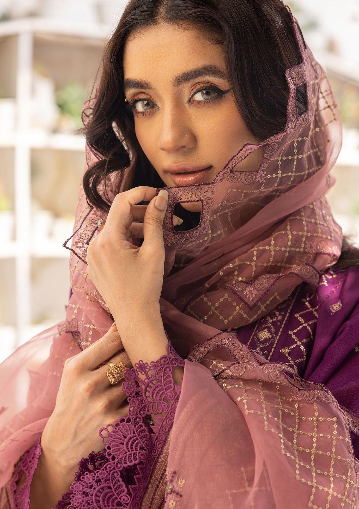 Ayla Zahra Singhar Luxury Emb Karandi'23 SNAZ 1 - Mohsin Saeed Fabrics