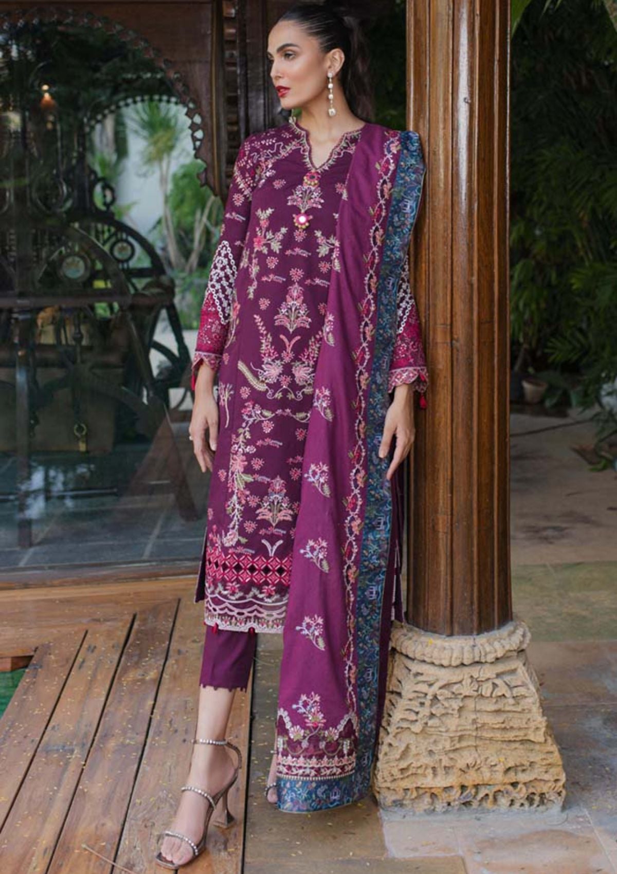 Qalamkar Luxury Winter'23 SC-07 SERENE - Mohsin Saeed Fabrics