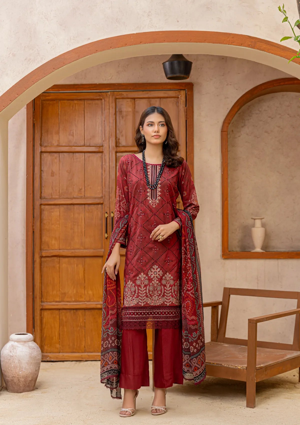 Azam Arts Rangoon Vol-1 Viscose'25 D-1917