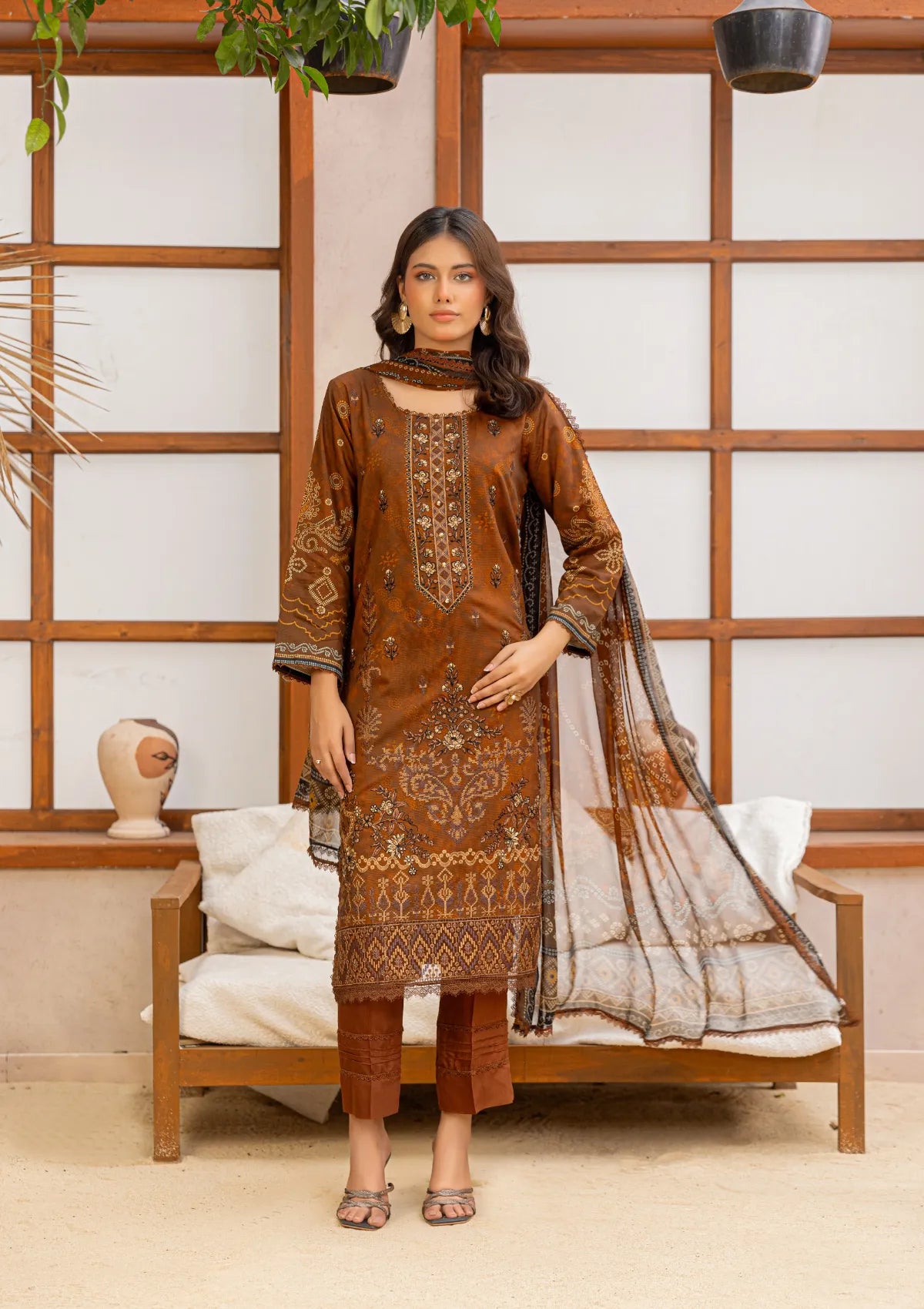 Azam Arts Rangoon Vol-1 Viscose'25 D-1918