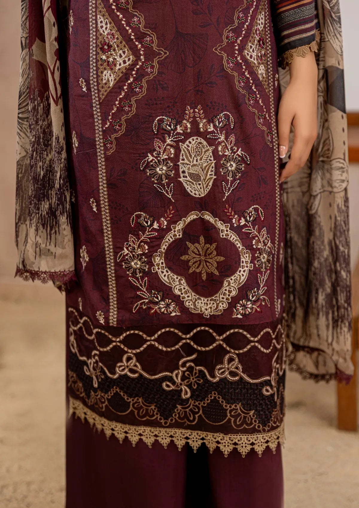 Azam Arts Rangoon Vol-1 Viscose'25 D-1921