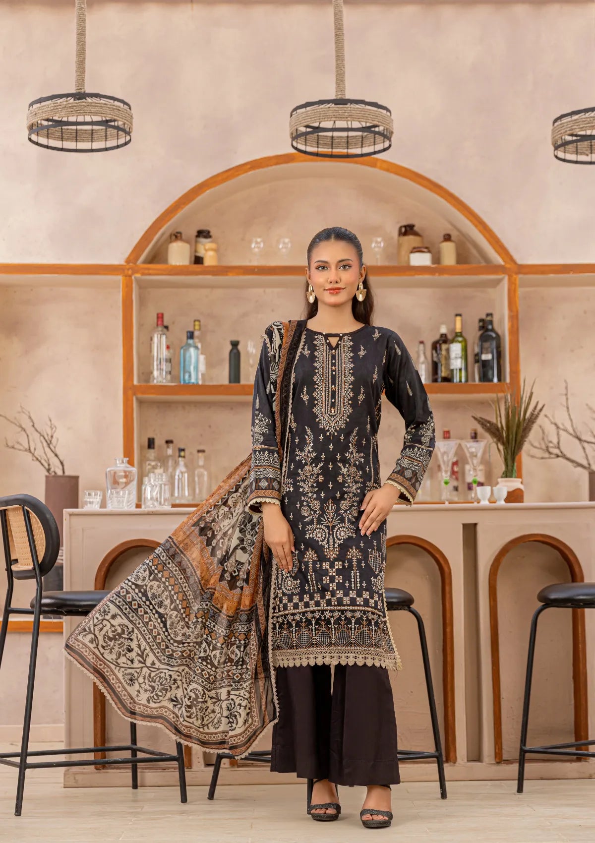 Azam Arts Rangoon Vol-1 Viscose'25 D-1924