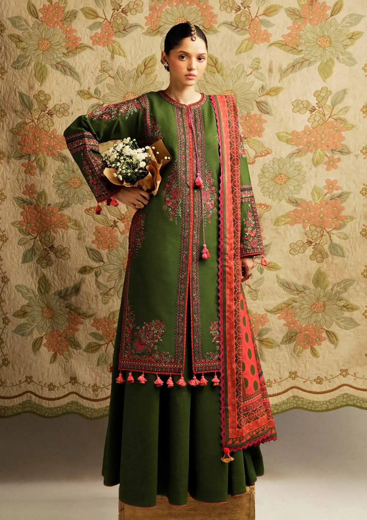 Hussain Rehar Winter Shawl Khaddar'23 Taal - Mohsin Saeed Fabrics