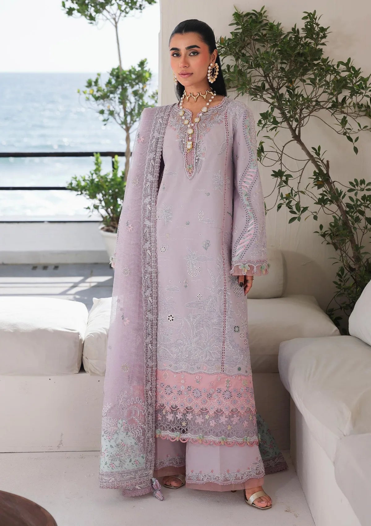 Qalamkar Sahil Luxury Lawn‘26 SA-11 Rehma