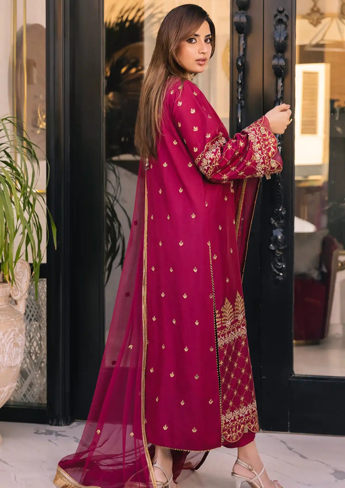 Asim Jofa Noorie-Maahru-Merub Collection'23 AJSM-46 - Mohsin Saeed Fabrics