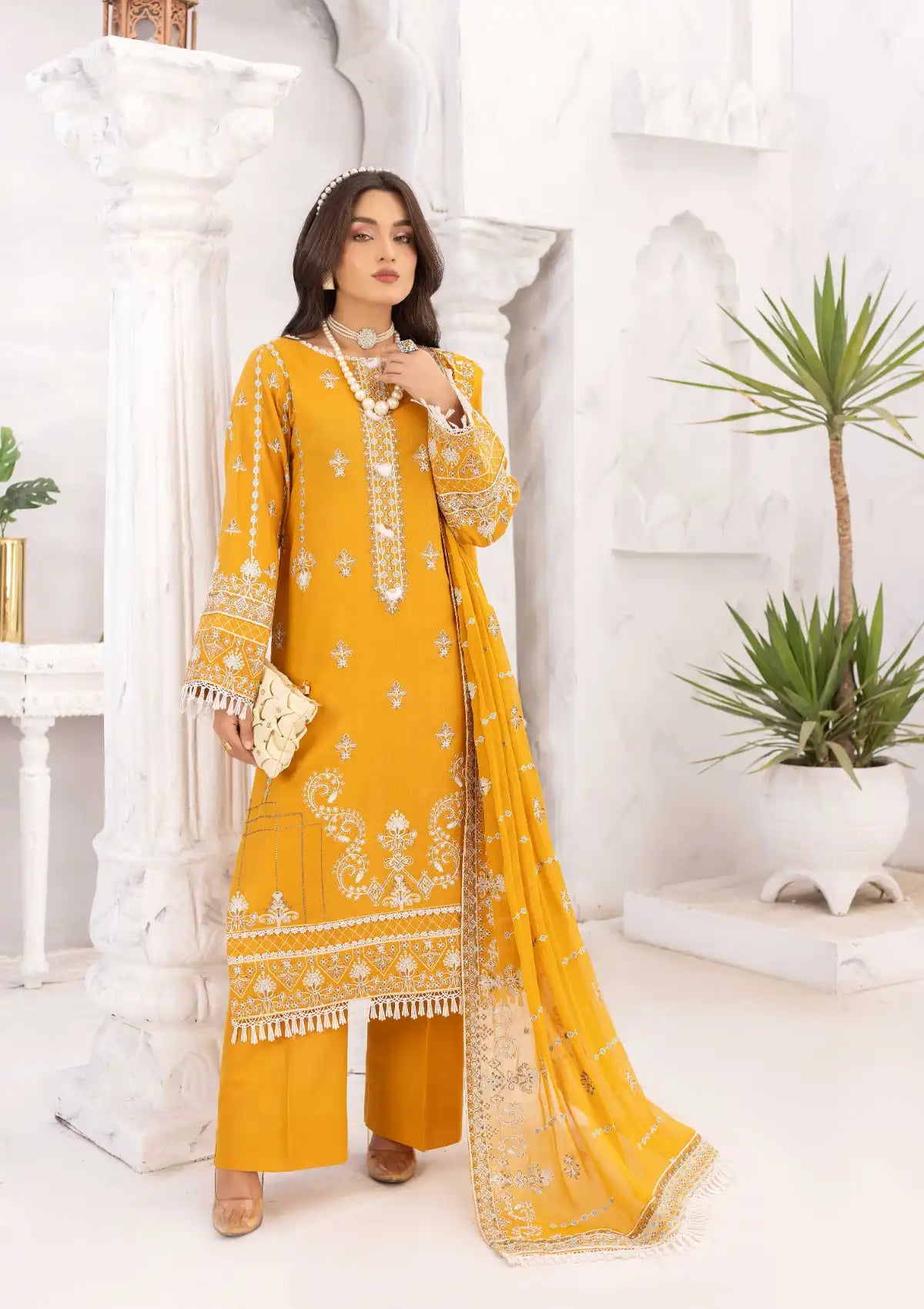 Zara By Wania'24 Vol-01 WL-348 - Mohsin Saeed Fabrics