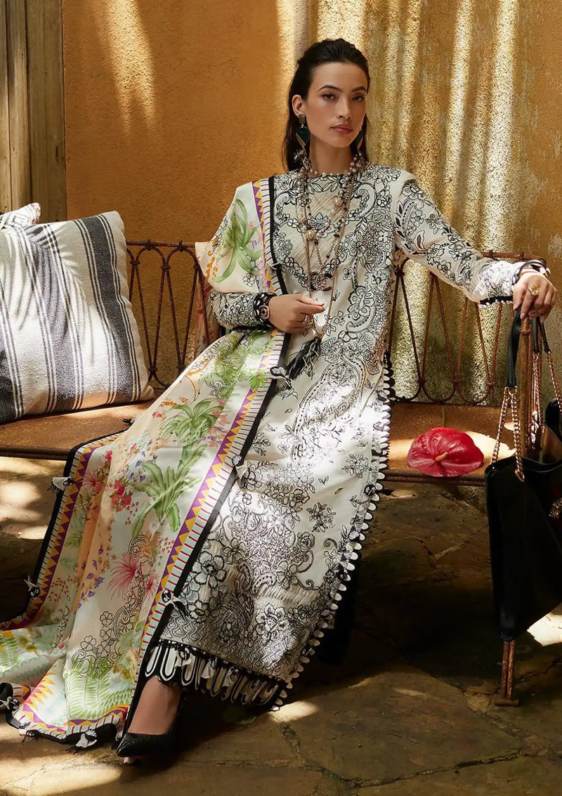 Elan Luxury Lawn'23 (ELR-07-A) KAIA - Mohsin Saeed Fabrics