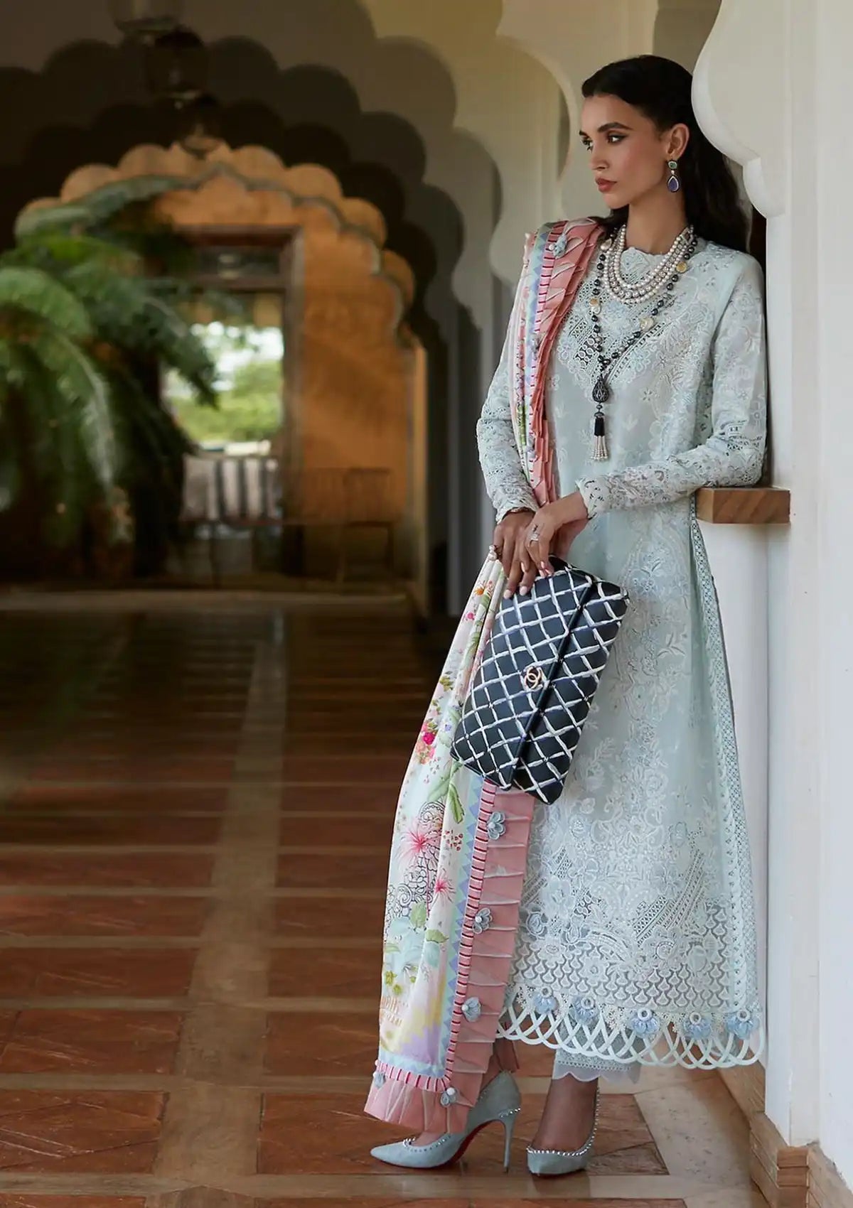 Elan Luxury Lawn'23 (ELR-07-B) KAIA - Mohsin Saeed Fabrics