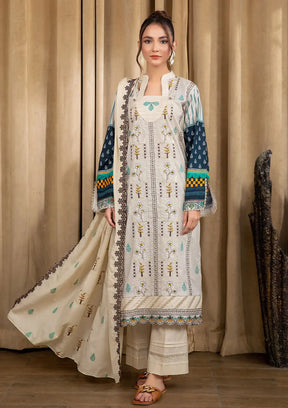 Safwa Bliss Emb Lawn'24 SBL-10 - Mohsin Saeed Fabrics