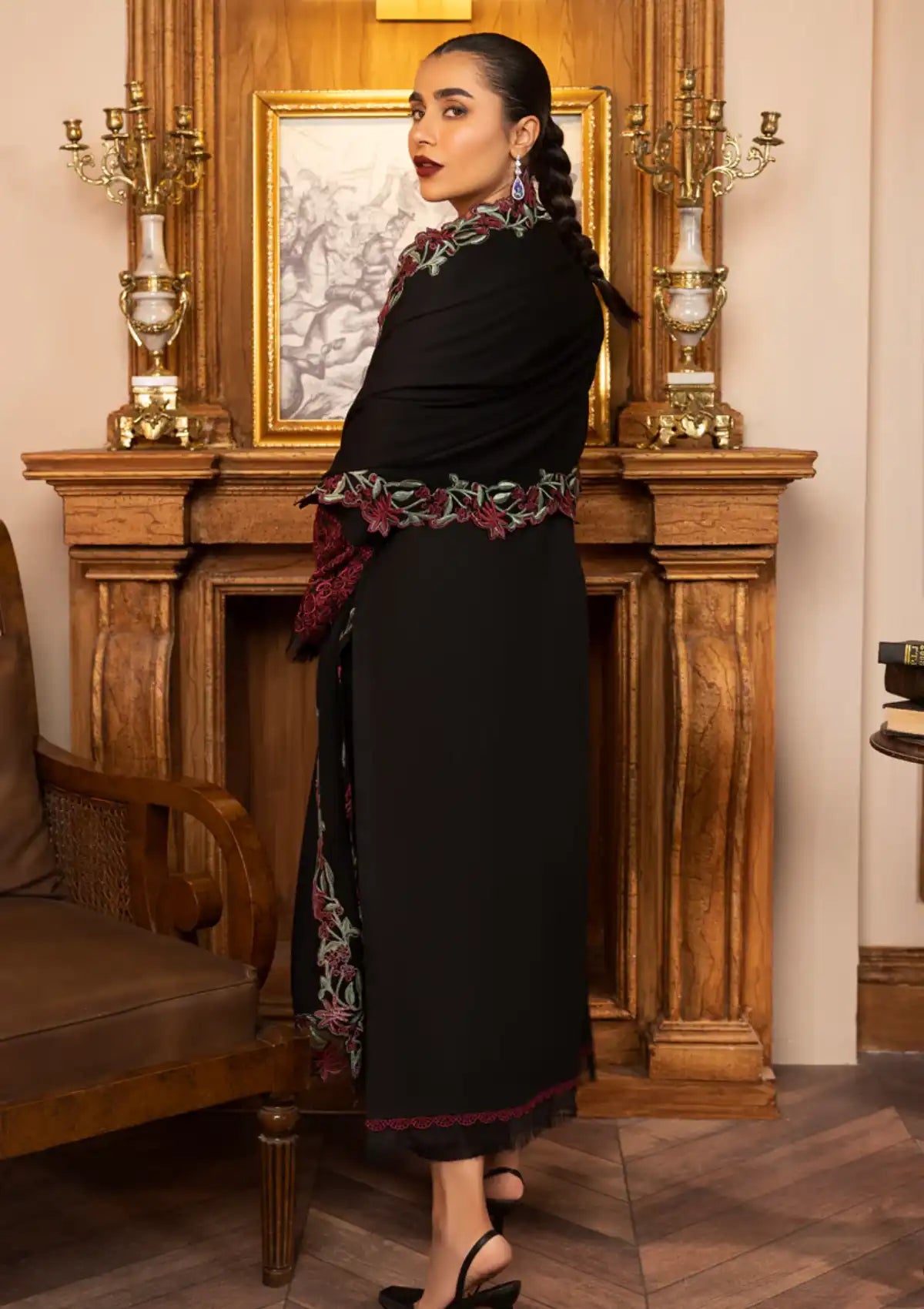 Rang Rasiya Carnation Khaddar'23 D-07 FIBHA - Mohsin Saeed Fabrics