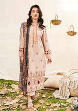 Safwa Skye Emb Lawn'24 Vol-01 SKY-07 - Mohsin Saeed Fabrics