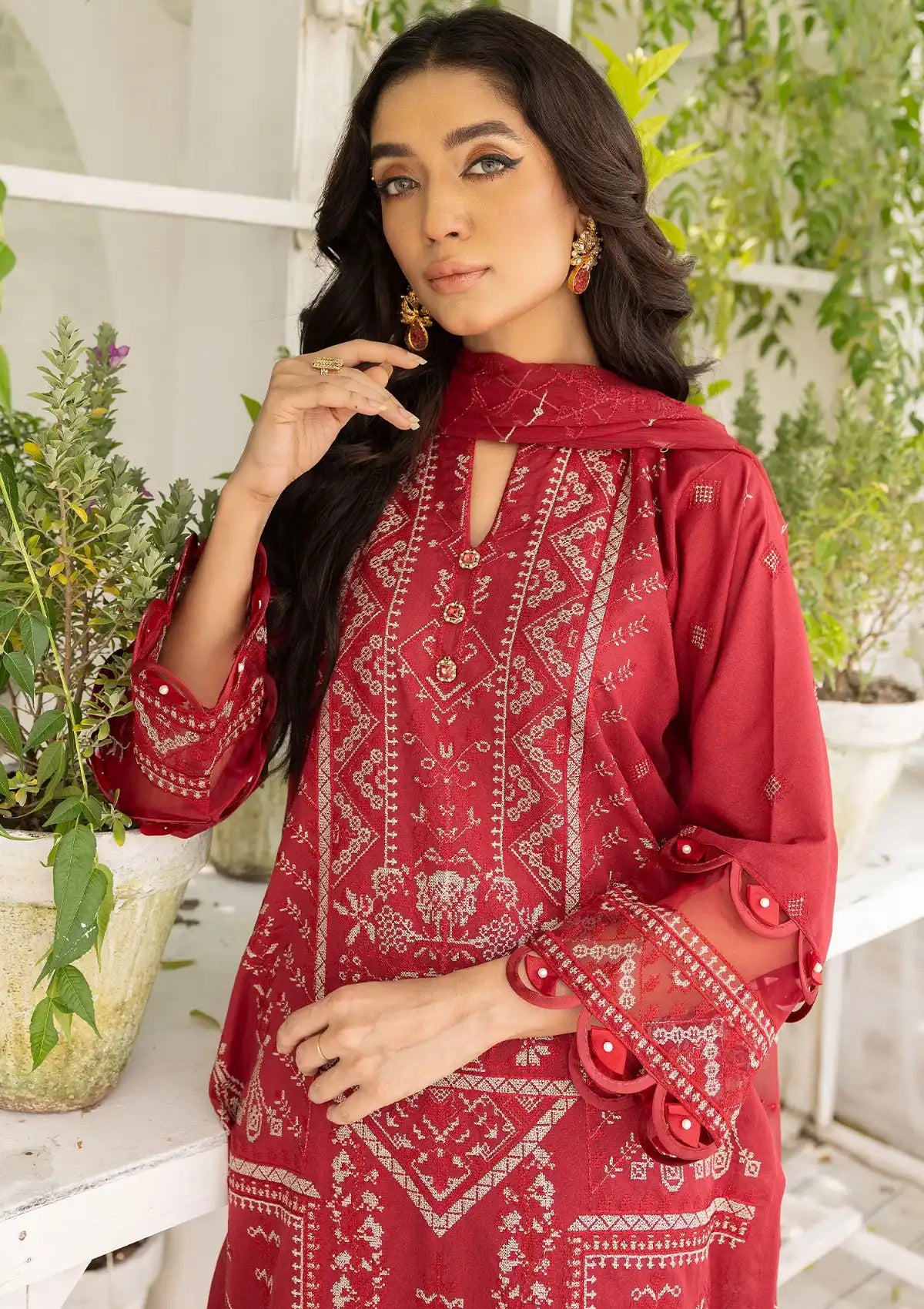 Ayla Zahra Singhar Luxury Emb Karandi'23 SNAZ 6 - Mohsin Saeed Fabrics