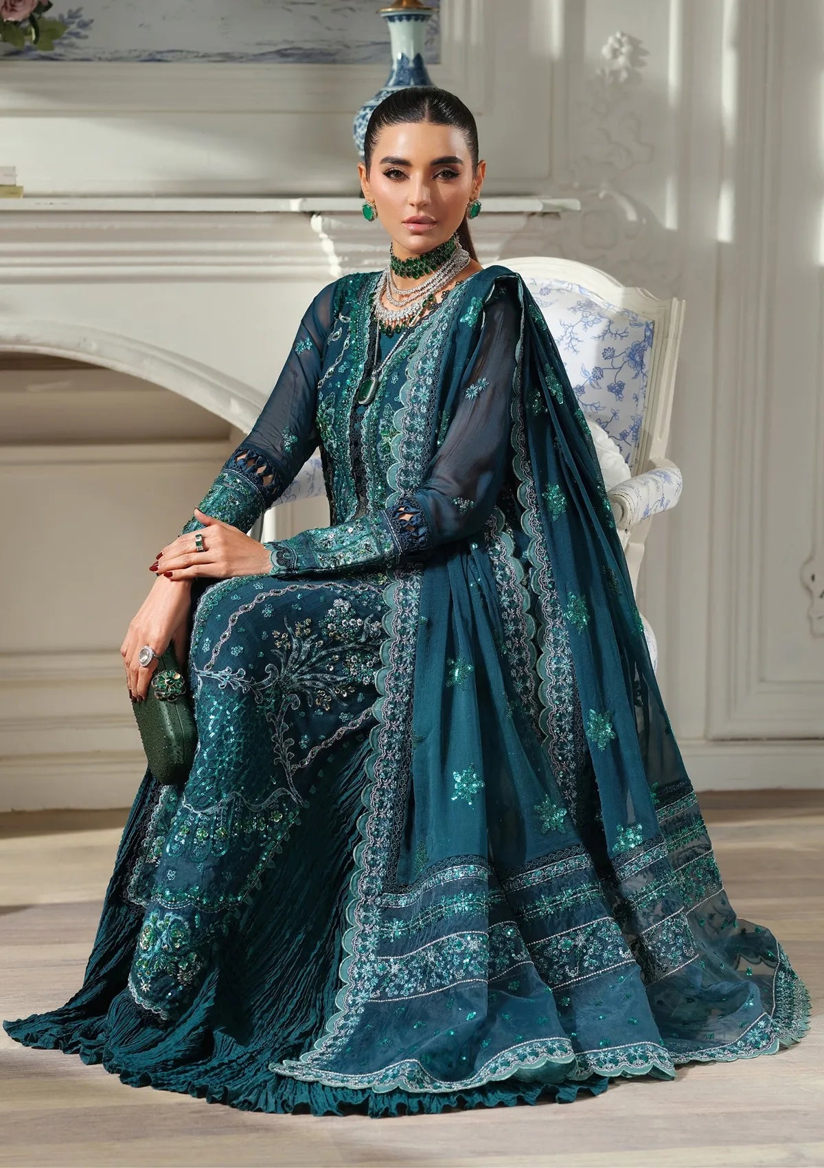 Maryam Hussain Meer Luxury Chiffon'26 D-08 Momal