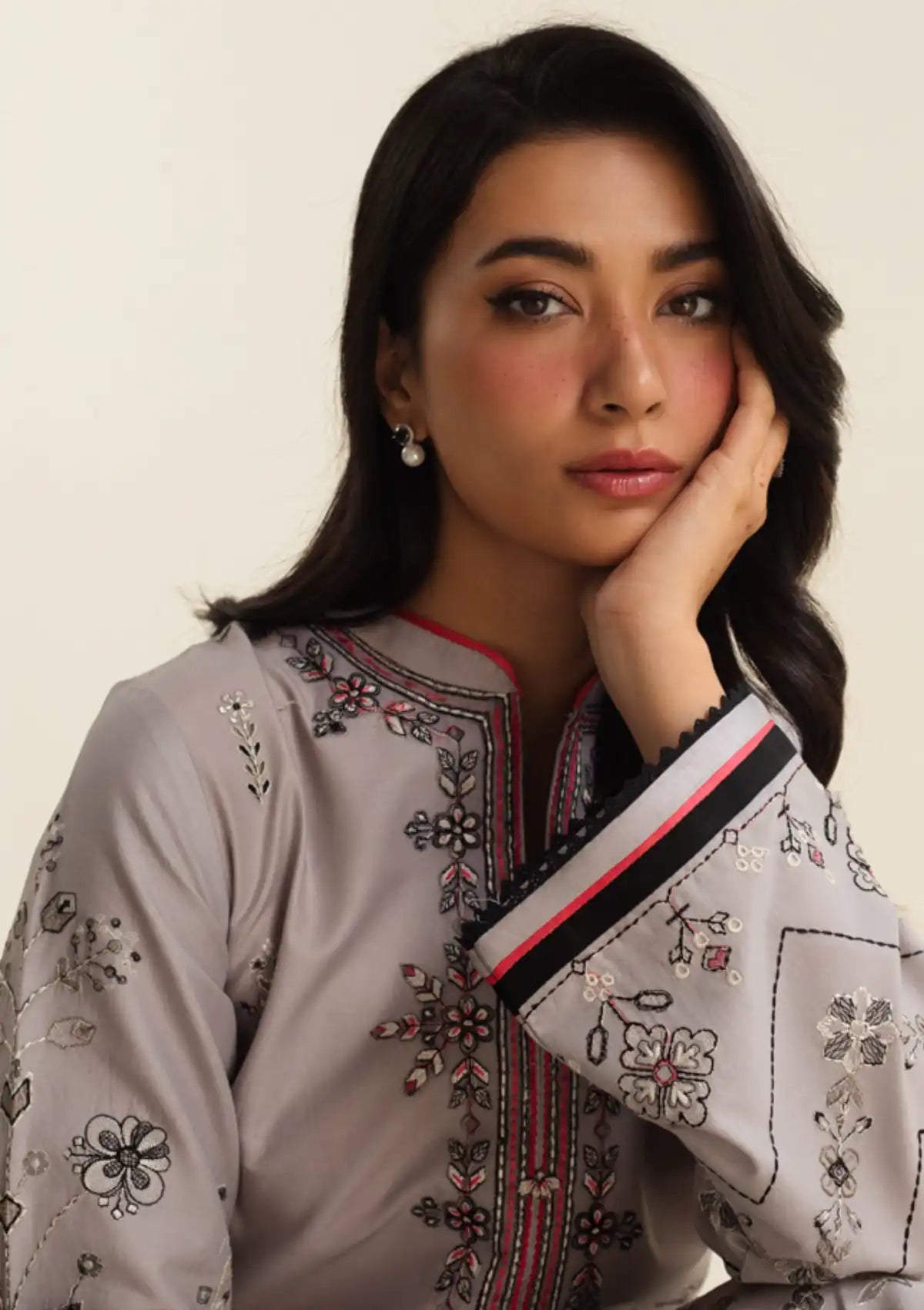 Coco By Zara Shahjahan Lawn'24 Vol-02 D-09B-ZAIRA - Mohsin Saeed Fabrics