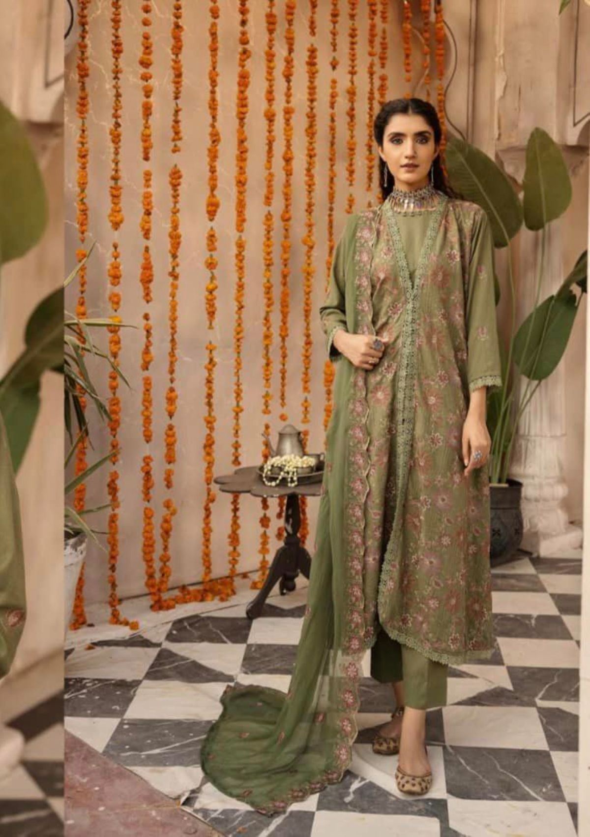 Khoobsurat Mehak Emb Karandi'23 M-10 - Mohsin Saeed Fabrics