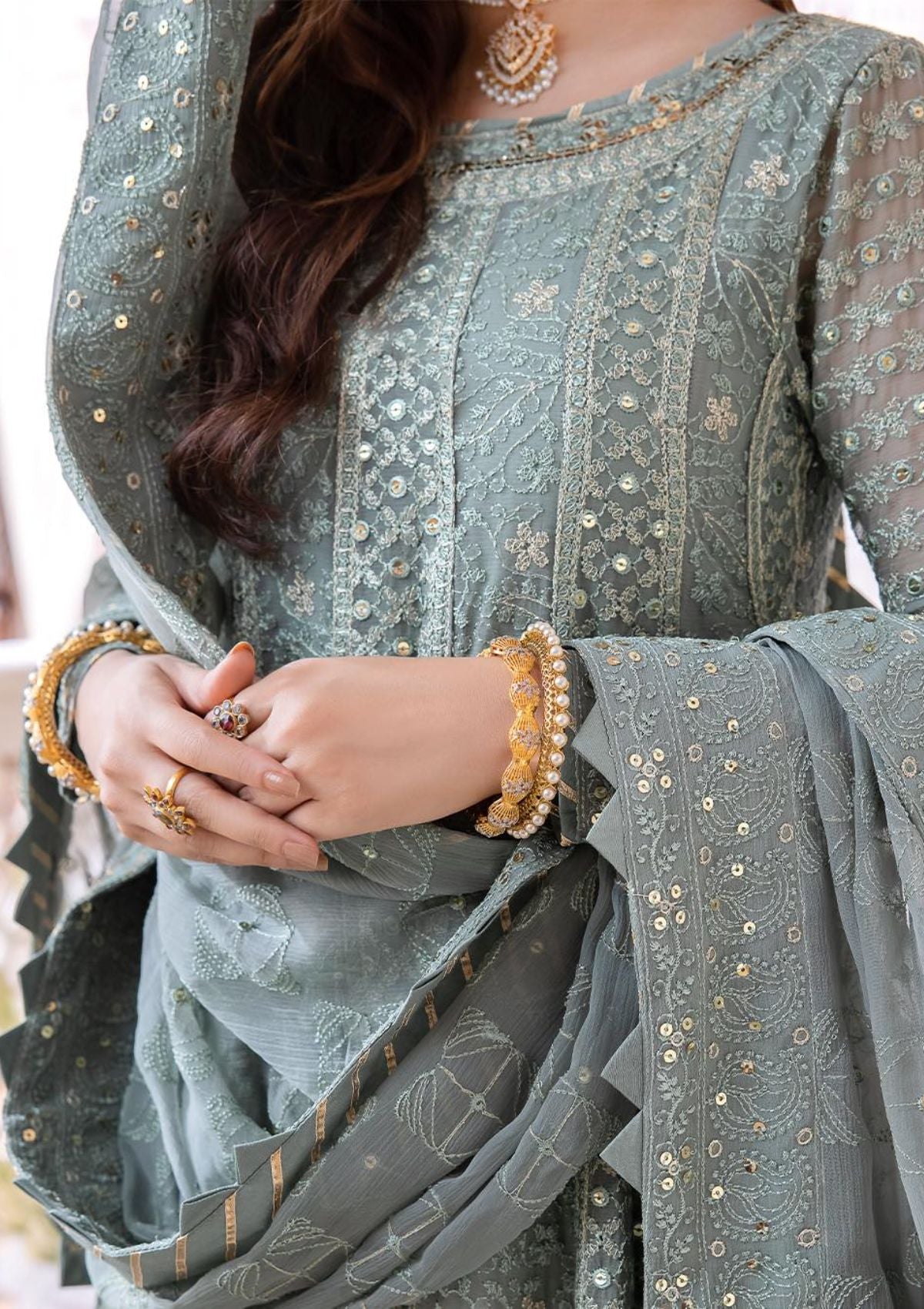 Asim Jofa Chandni Luxury Chiffon'23 AJCC-07 - Mohsin Saeed Fabrics