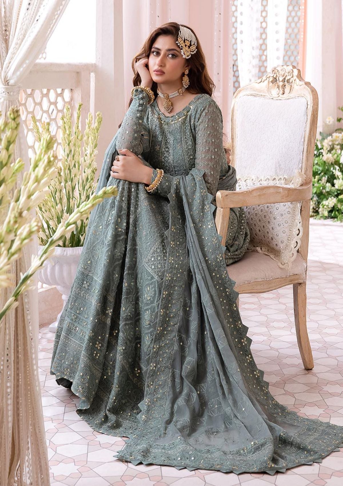 Asim Jofa Chandni Luxury Chiffon'23 AJCC-07 - Mohsin Saeed Fabrics