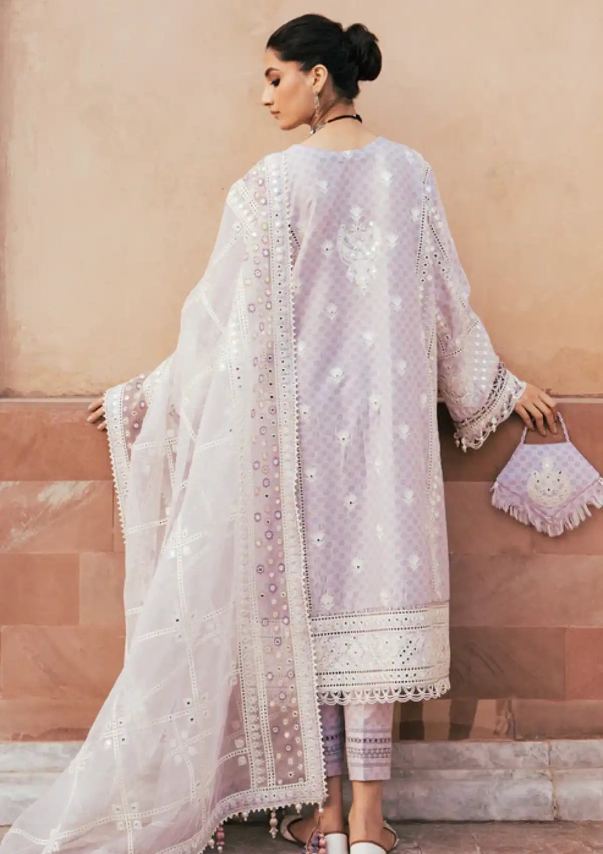 Jazmin Shahkaar Luxury Lawn'24 D-13 - Mohsin Saeed Fabrics