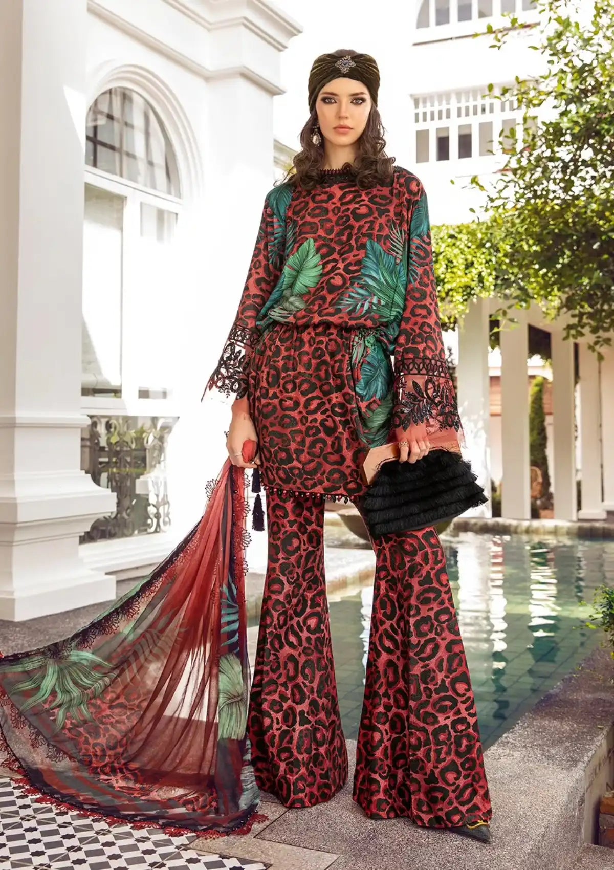Maria.B M.Prints Fall Edit'23 D-07 A - Mohsin Saeed Fabrics