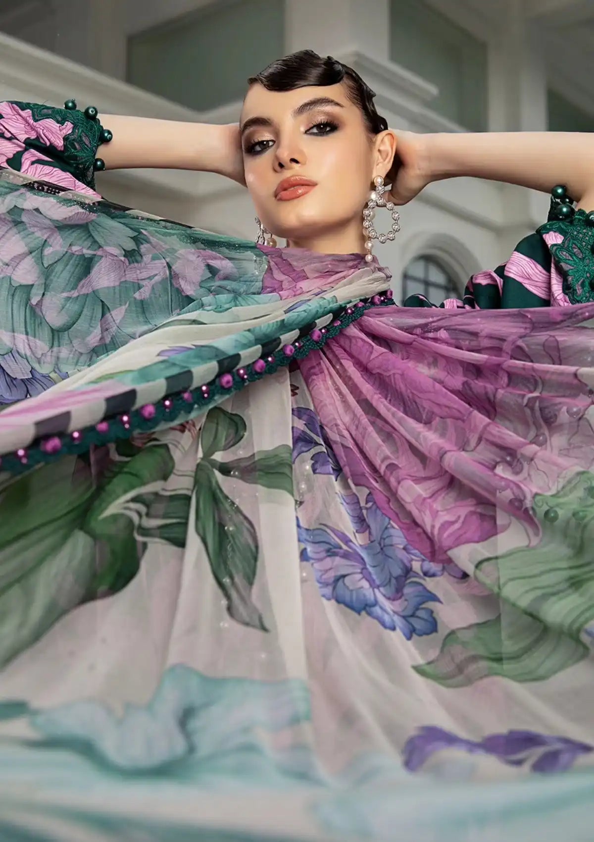 Maria.B M.Prints Fall Edit'23 D-05 B - Mohsin Saeed Fabrics