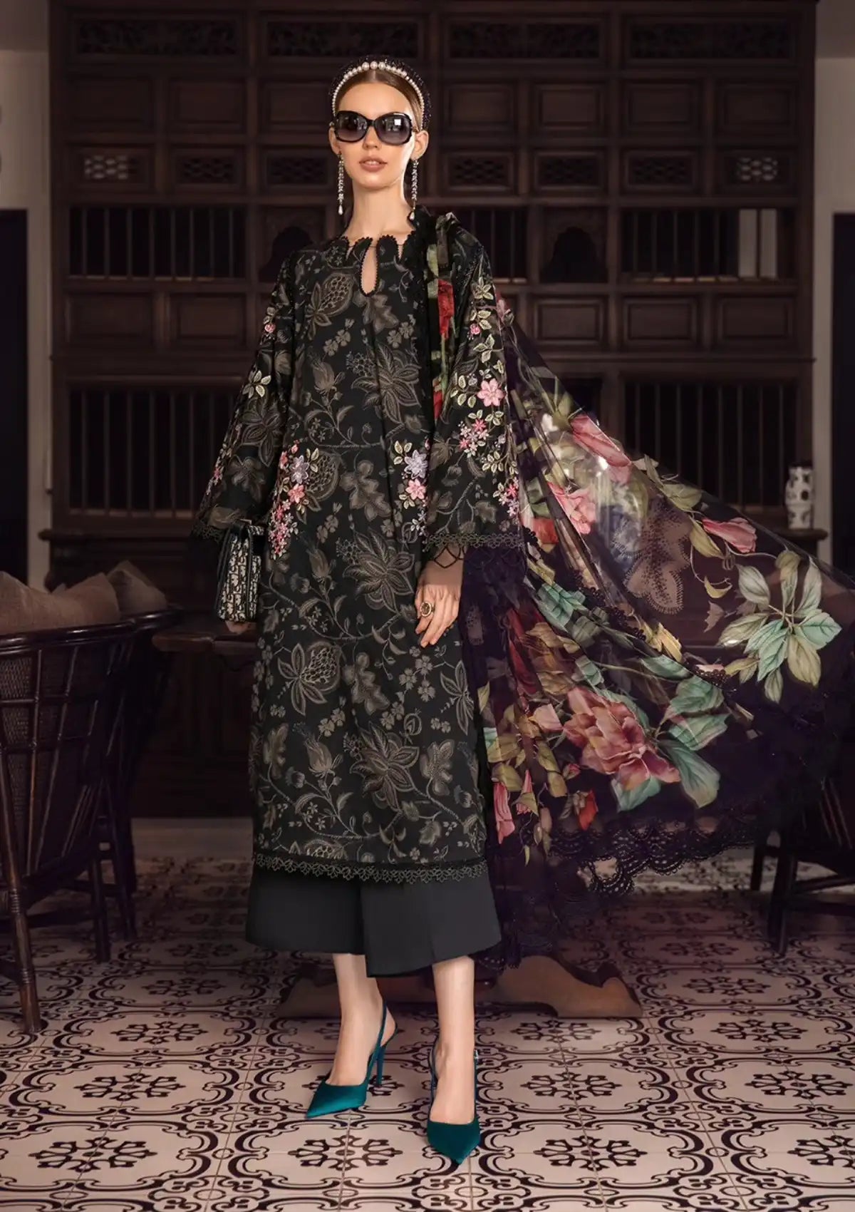 Maria.B M.Prints Fall Edit'23 D-03 B - Mohsin Saeed Fabrics