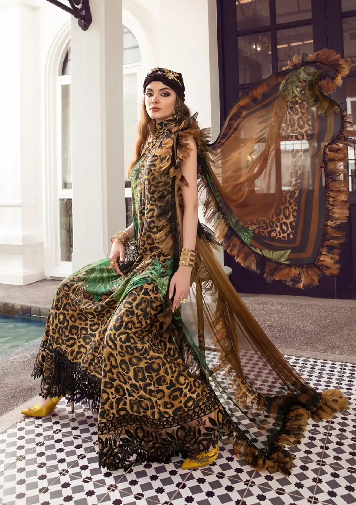 Maria.B M.Prints Fall Edit'23 D-07 B - Mohsin Saeed Fabrics