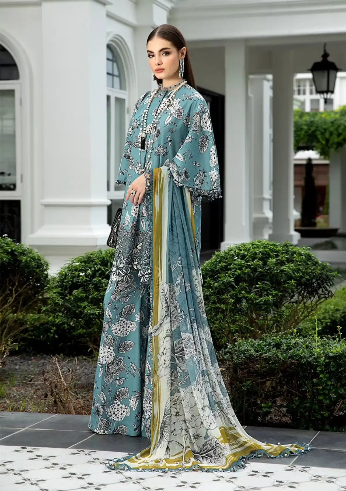 Maria.B M.Prints Fall Edit'23 D-08 B - Mohsin Saeed Fabrics