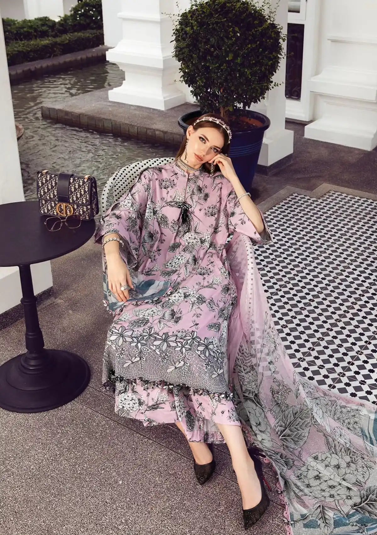 Maria.B M.Prints Fall Edit'23 D-08 A - Mohsin Saeed Fabrics