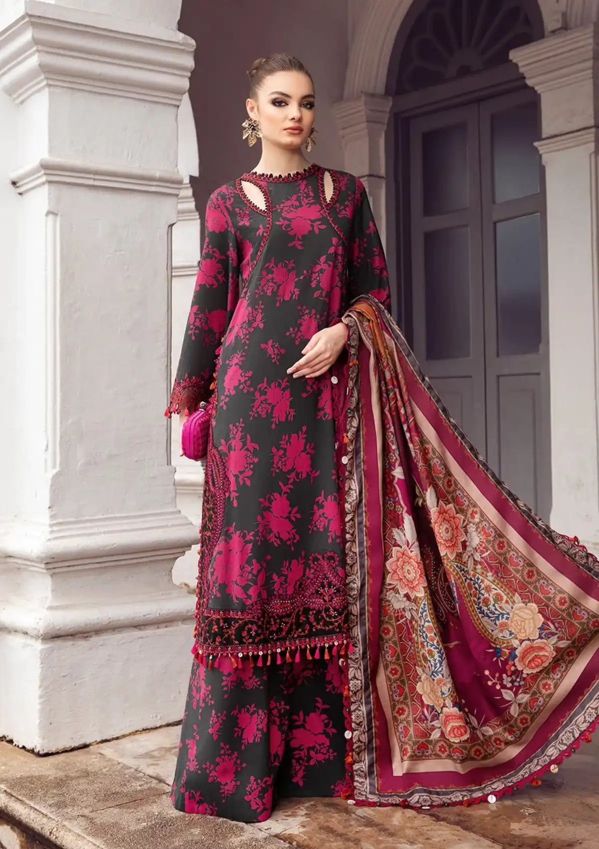 Maria.B M.Prints Fall Edit'23 D-09 B - Mohsin Saeed Fabrics