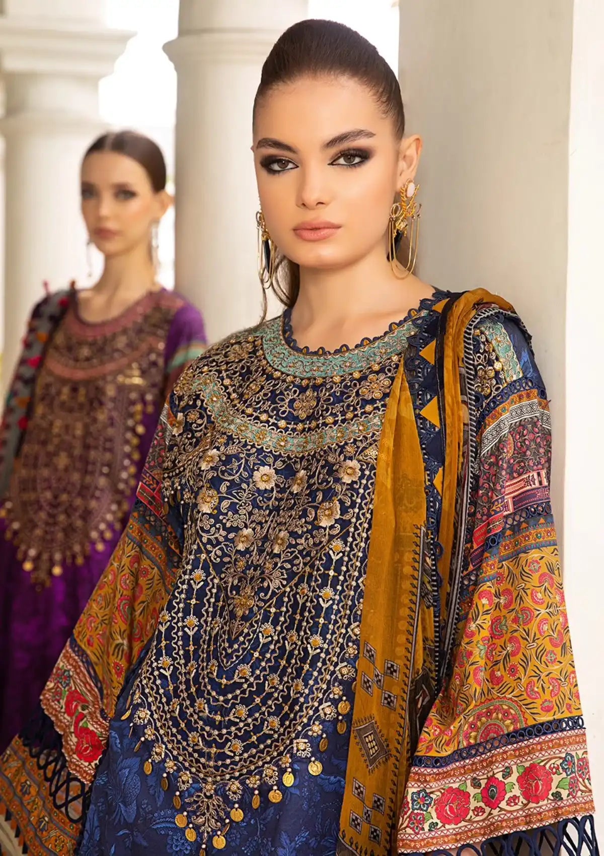 Maria.B M.Prints Fall Edit'23 D-01 B - Mohsin Saeed Fabrics