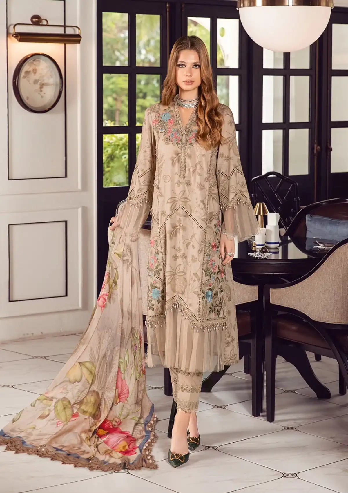 Maria.B M.Prints Fall Edit'23 D-03 A - Mohsin Saeed Fabrics
