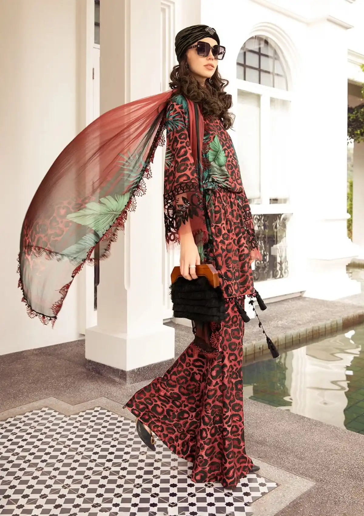 Maria.B M.Prints Fall Edit'23 D-07 A - Mohsin Saeed Fabrics