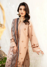 Safwa Skye Emb Lawn'24 Vol-01 SKY-07 - Mohsin Saeed Fabrics